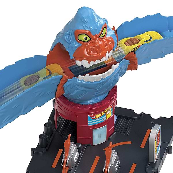 Фото - Ігровий набір Hot Wheels "Порятунок від горили" серії "Небезпечні створіння" (HDR30)