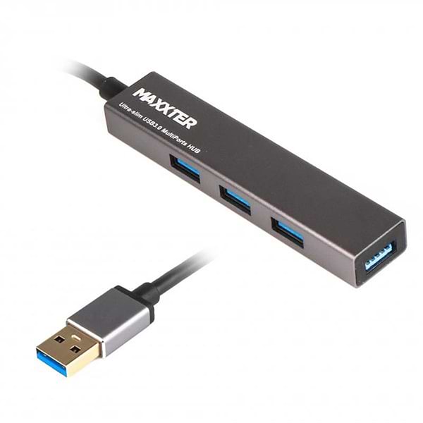 Фото - Хаб USB Maxxter HU3A-4P-02