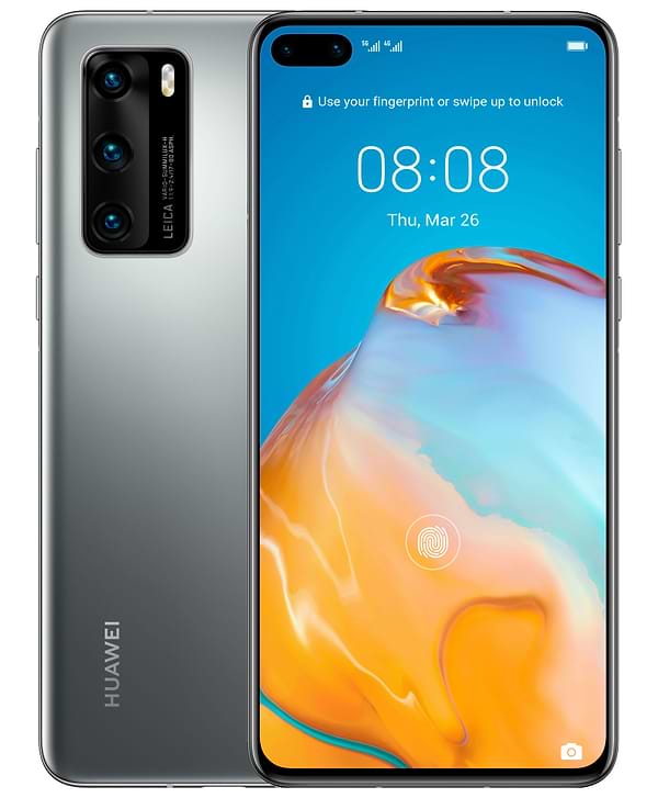 Фото - Смартфон Huawei P40 8/128Gb Silver Frost (51095CAA) Фото - Смартфон Huawei P40 8/128Gb Silver Frost (51095CAA)