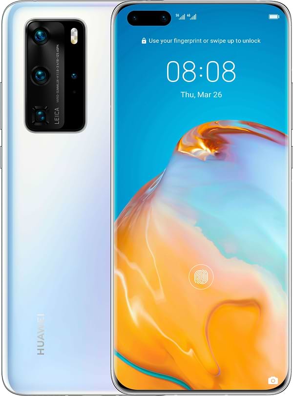 Фото - Смартфон Huawei P40 Pro 8/256Gb Ice White (51095EXN)