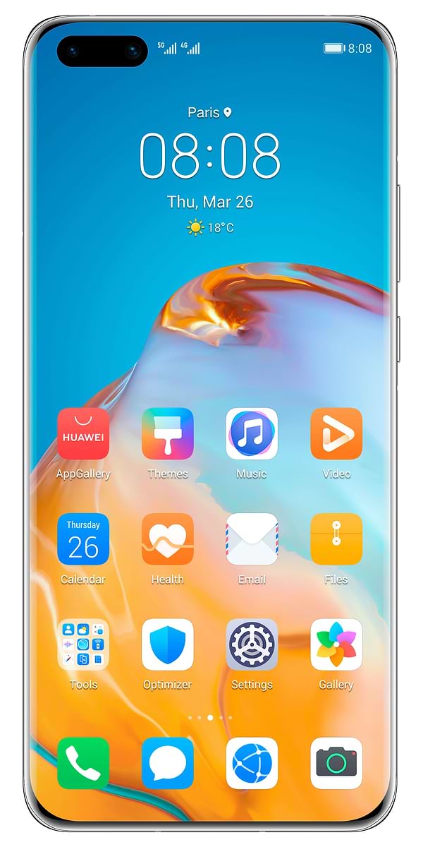 Фото - Смартфон Huawei P40 Pro 8/256Gb Silver Frost (51095CAL)