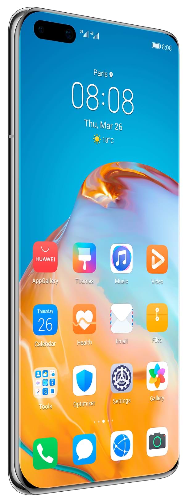 Фото - Смартфон Huawei P40 Pro 8/256Gb Silver Frost (51095CAL)