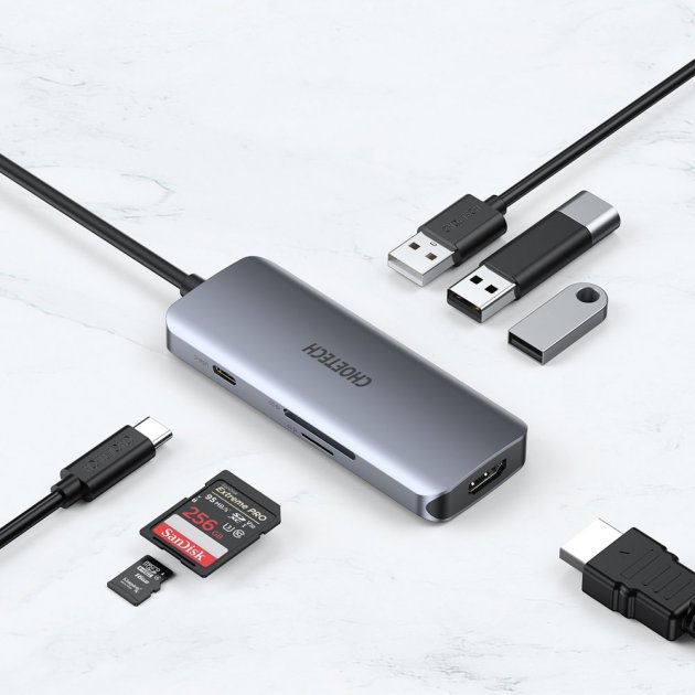 Фото - Хаб USB Choetech HUB-M19