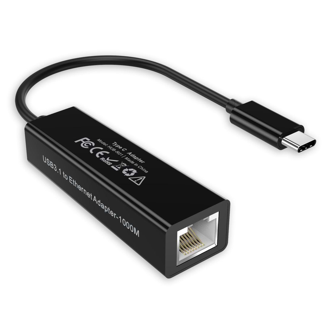 Переходник USB-C - Ethernet Choetech USB Type-C (HUB-R01)