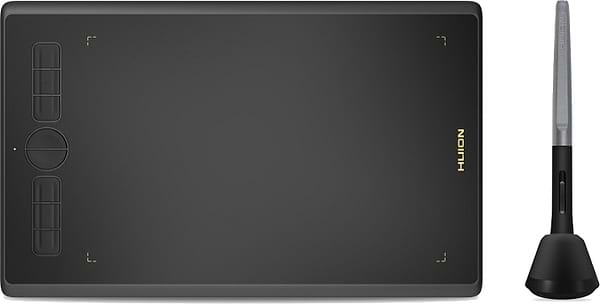 Фото - Графічний планшет Huion H580X Black+рукавиця