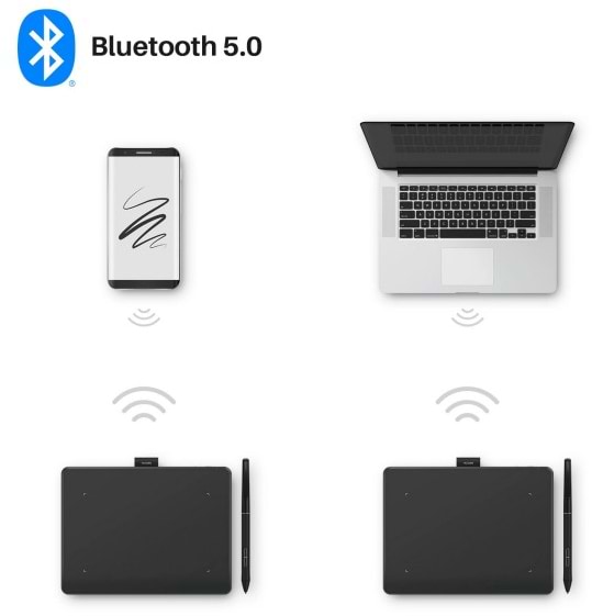 Фото - Графический планшет Huion Inspiroy Frego S, BT, USB-C Black (L-310)