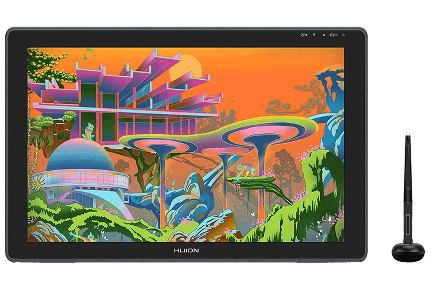 Графический планшет Huion Kamvas 22 + перчатка (GS2201) - Фото 1