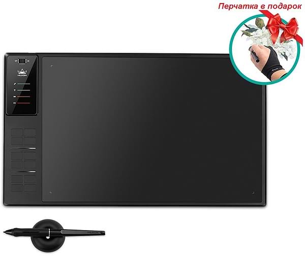 Фото - Графічний планшет Huion Giano WH1409 V2 + рукавичка