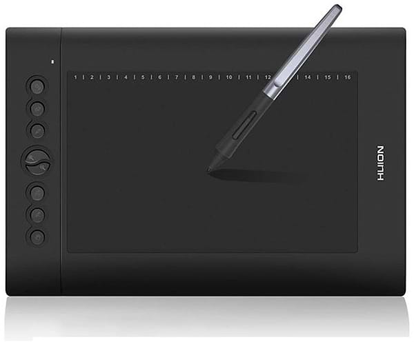 Фото - Графический планшет Huion H610 Pro V2 + перчатка