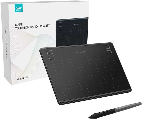 Фото - Графический планшет Huion HS64 + перчатка