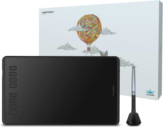 Фото - Графічний планшет Huion Inspiroy H950P+рукавиця