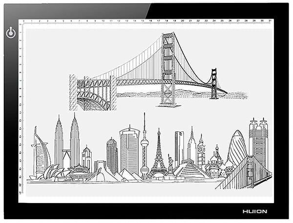 Фото - Уценка - Графический планшет Huion L4S + перчатка