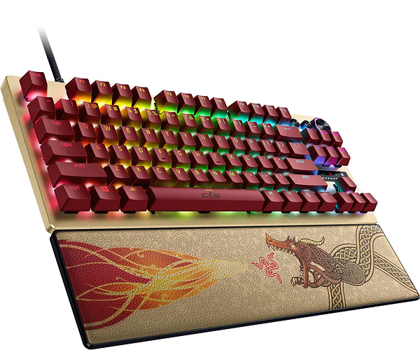 Фото - Клавіатура дротова ігрова Razer Huntsman V3 PRO TKL (RZ03-04982100-R3M1)