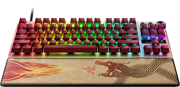 Фото - Клавіатура дротова ігрова Razer Huntsman V3 PRO TKL (RZ03-04982100-R3M1)
