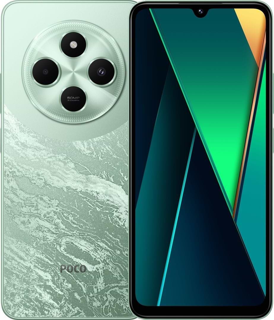 Смартфон Poco C75 6/128Gb Green - Фото 1
