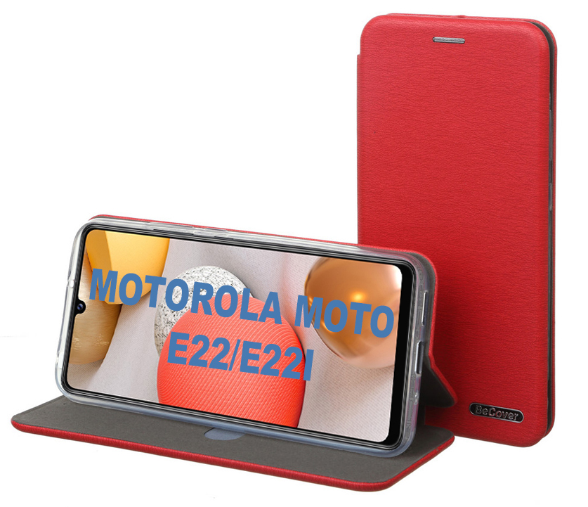 Чохол для смартфону BeCover Exclusive for Motorola Moto E22/E22i Burgundy Red (710241) - Фото 1
