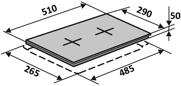 Фото - Варильна поверхня електрична Ventolux HV 32 TC (2400)