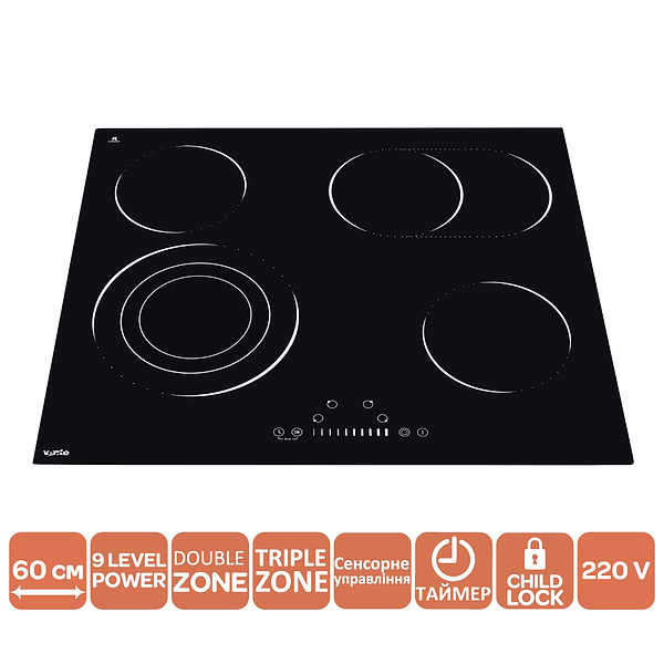Фото - Варильна поверхня електрична Ventolux HV 66 TC