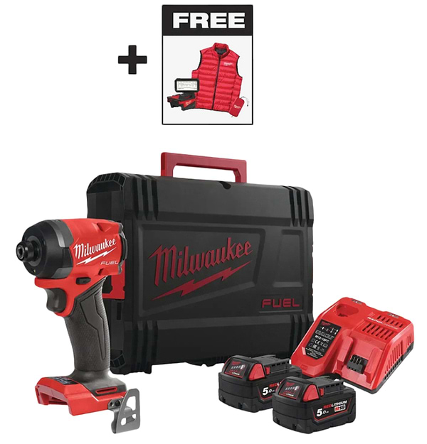 Фото - Гайковерт акумуляторний Milwaukee 1/4"" HEX M18 FID3MC-502X (4933499450)