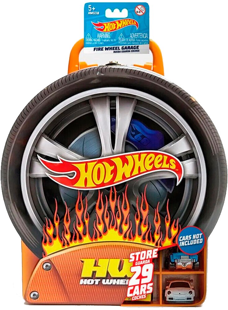 Контейнер для хранения INTEK Металлический конейнер-колесо Hot Wheels (HWCC18)