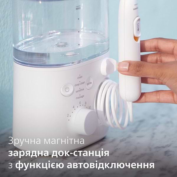 Фото - Уцінка - Іригатор Philips HX3911/40 Power Flosser 7000