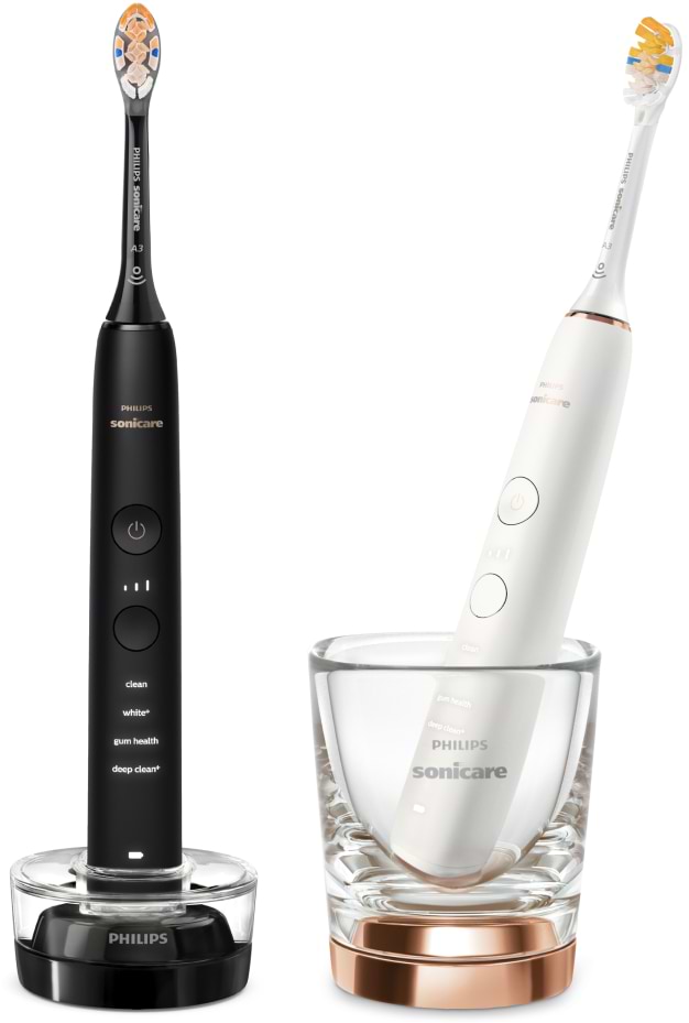 Зубная щетка электрическая Philips Sonicare HX9914/69 Diamond Clean 9000 (набор 2 шт) - Фото 1