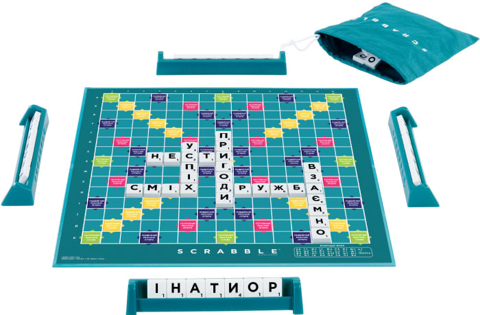 Настольная игра развивающая (8+) Scrabble Скребл Оригинал (HXW21) - Фото 1