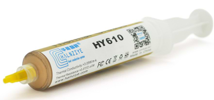 Термопаста Halnziye HY-610 30 г Gold