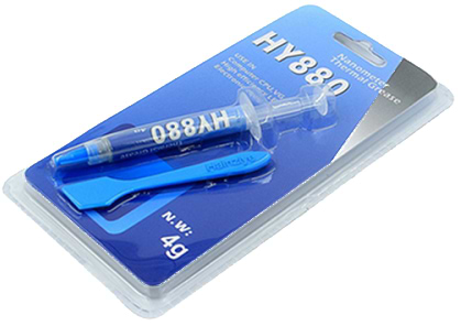 Фото - Термопаста Halnziye HY-880 4 г Grey + лопатка