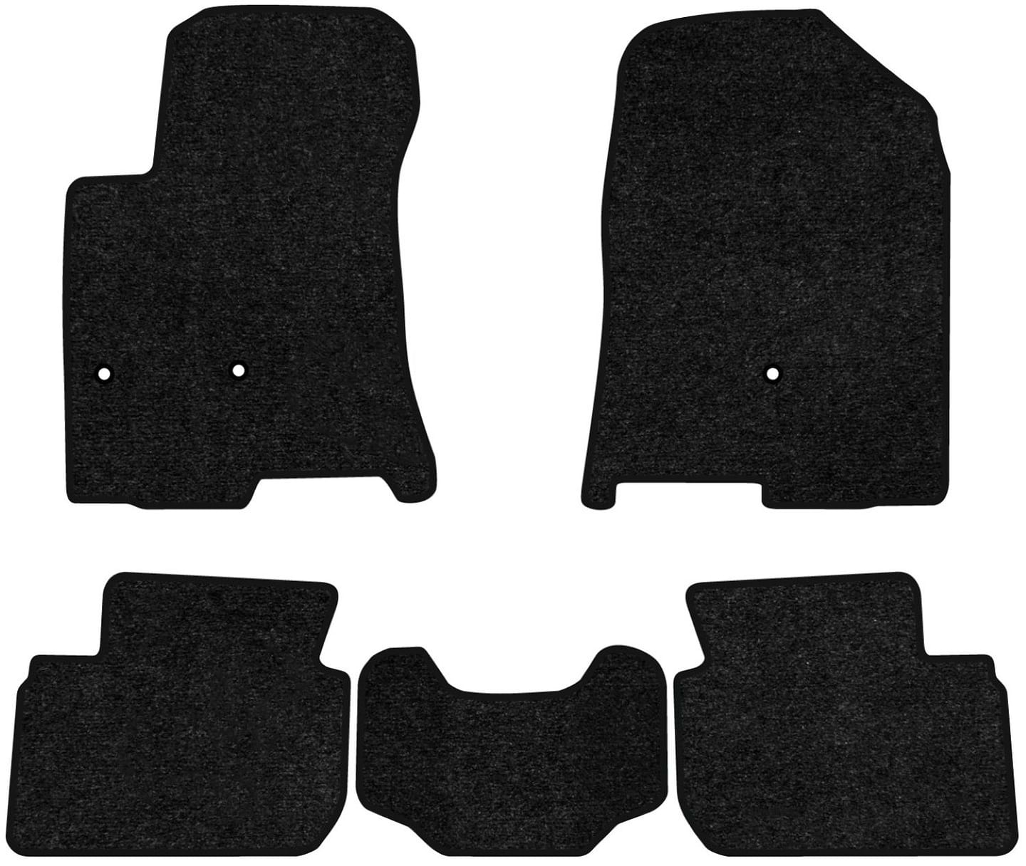 Коврики ворсовые в салон авто EVAtech Standard для Hyundai Ioniq Electric Restyling 2019 1 поколение Htb EU черный кант HY11568CB5KH3VEB