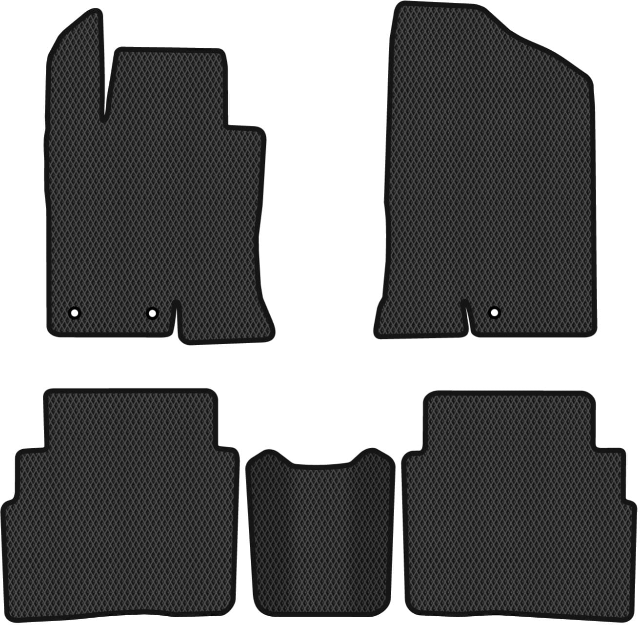 EVA коврики в салон авто EVAtech для Sonata (YF) Hyundai 2009-2014 6 поколение Sedan Korea HY12004CV5RBB