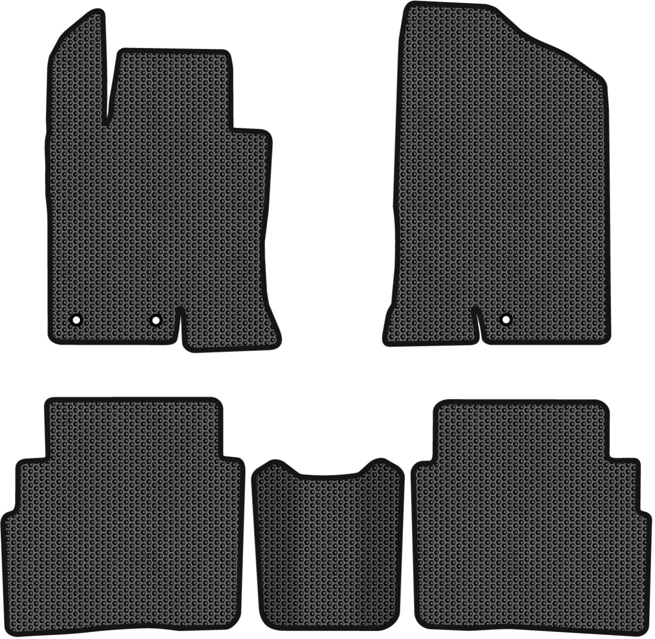 EVA коврики в салон авто EVAtech для Sonata (YF) Hyundai 2009-2014 6 поколение Sedan Korea HY12004CV5KH3SBB