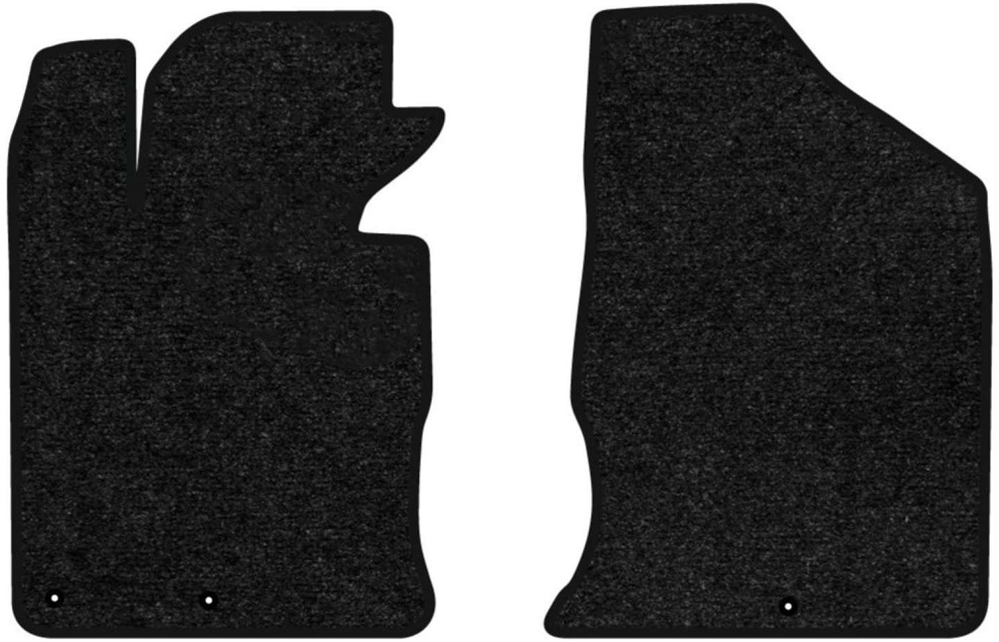 Килимки ворсові в салон авто EVAtech Standard для Hyundai Grandeur (HG) 2011-2017 5 покоління Sedan EU чорний кант HY12193AV2LA3VEB