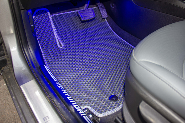 Фото - Коврики из экокожи в салон авто EVAtech ECO для Elantra (AD) (3 clips) Hyundai 2015-2020 6 поколение Sedan USA HY12404CV5KH3BBB