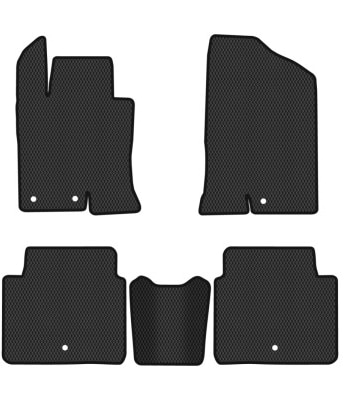 Фото - Килимки з екошкіри в салон авто EVAtech ECO для Sonata (YF) Hybrid (5 clips) Hyundai 2009-2014 6 покоління Sedan USA (HY12467CV5KH5BBB)