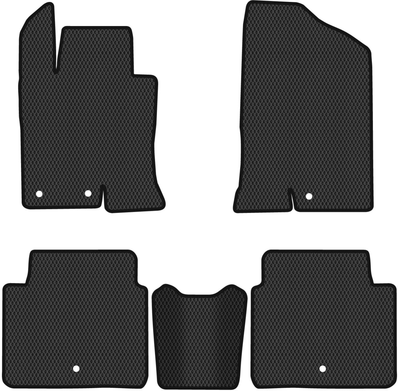 EVA килимки в салон авто EVAtech для Sonata (YF) Hybrid (5 clips) Hyundai 2009-2014 6 покоління Sedan USA HY12467CV5KH5RBB