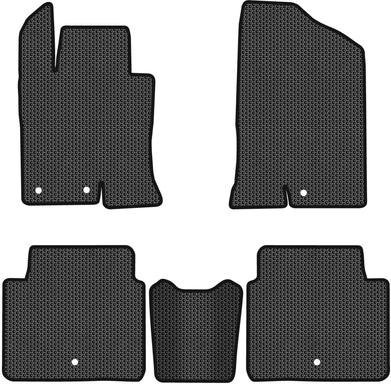 EVA коврики в салон авто EVAtech для Sonata (YF) Hybrid (5 clips) Hyundai 2009-2014 6 поколение Sedan USA HY12467CV5KH5SBB