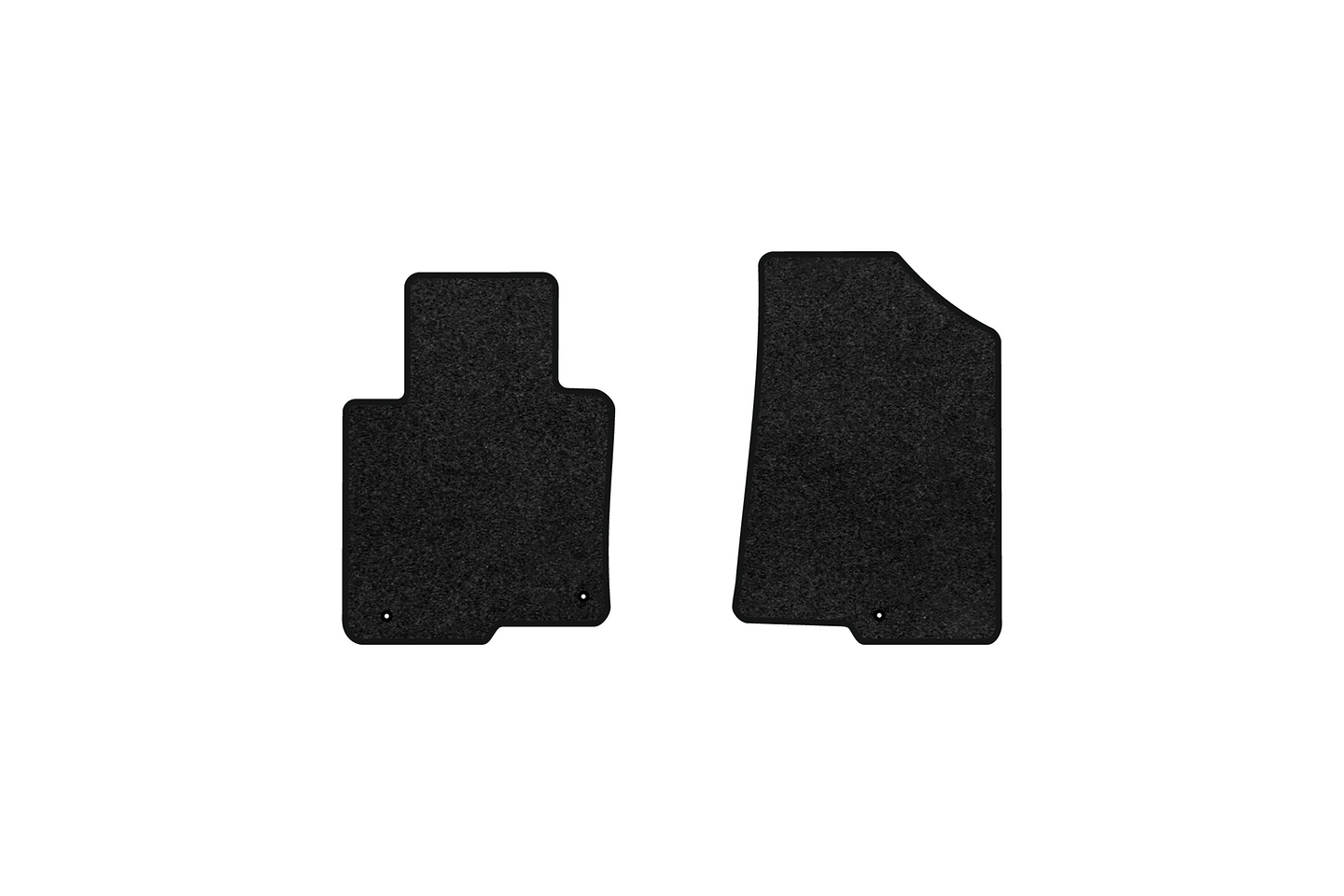 Килимки ворсові в салон авто EVAtech Premium для Hyundai Sonata (LF) (3 clips) 2014-2019 7 покоління Sedan USA чорний кант HY12825AG2LA3VPB