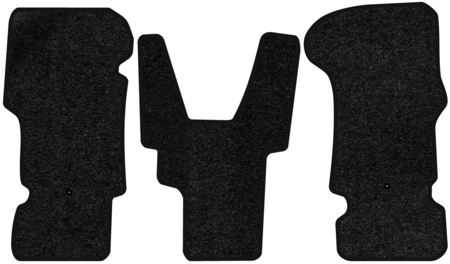 Килимки ворсові в салон авто EVAtech Standard для Hyundai H-1 (TQ) 2007-2020 2 покоління Minivan EU чорний кант HY13089AD3LA2VEB