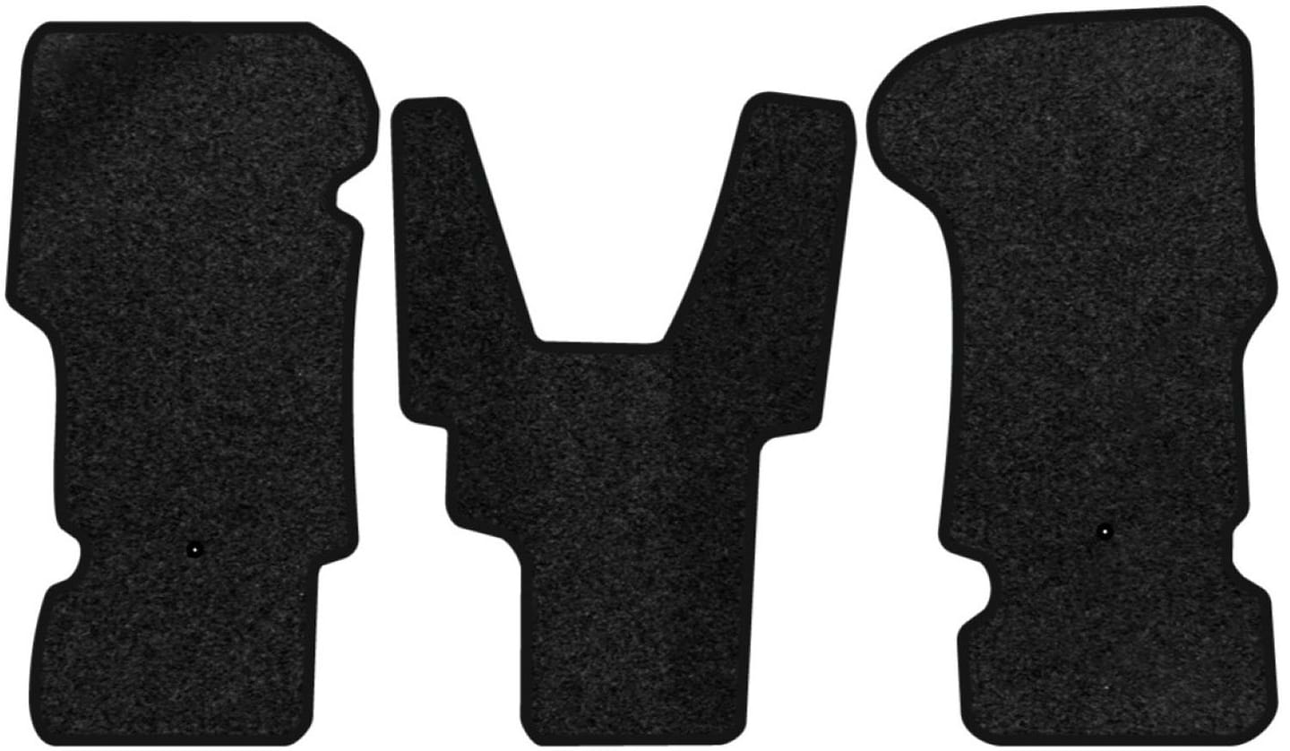 Килимки ворсові в салон авто EVAtech Premium для Hyundai H-1 (TQ) 2007-2020 2 покоління Minivan EU чорний кант HY13089AD3LA2VPB