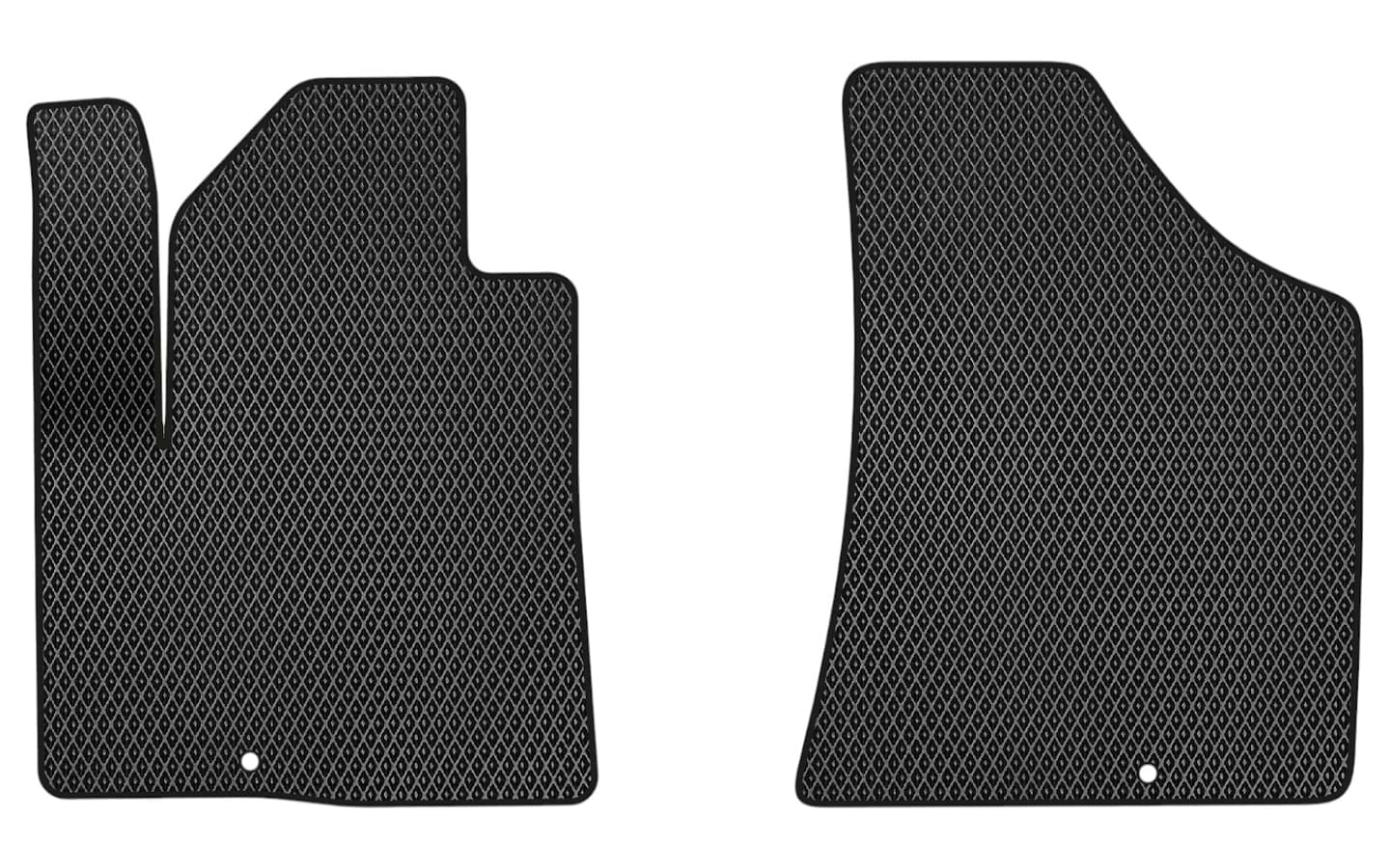 EVA килимки в салон авто передні EVAtech для Santa FE (CM) Restyling (Hinged Gas Pedal) 5 seats (2 clips) Hyundai 2010-2012 2 покоління SUV EU HY13309AV2KD2RBB