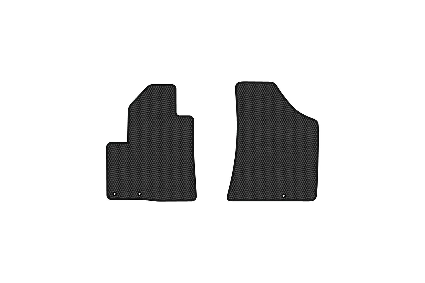 EVA килимки в салон авто передні EVAtech для Santa FE (CM) Restyling (Hinged Gas Pedal) 7 seats (3 clips) Hyundai 2010-2012 2 покоління SUV EU HY13314AG2KD3RBB