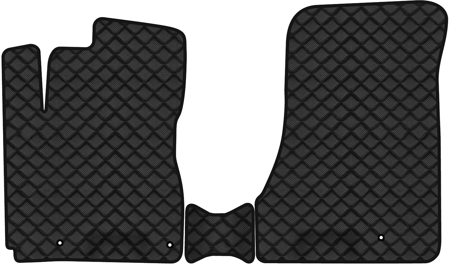 Коврики из экокожи в салон авто передние EVAtech ECO для Tucson (JM) MT Hyundai 2004-2010 1 поколение SUV EU (HY13539A3LA3BBB)