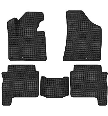 EVA килимки в салон авто EVAtech для Santa FE (CM) Restyling (Floor Gas Pedal) 7 seats Hyundai 2010-2012 2 покоління SUV USA HY13947CE5KD3RBB