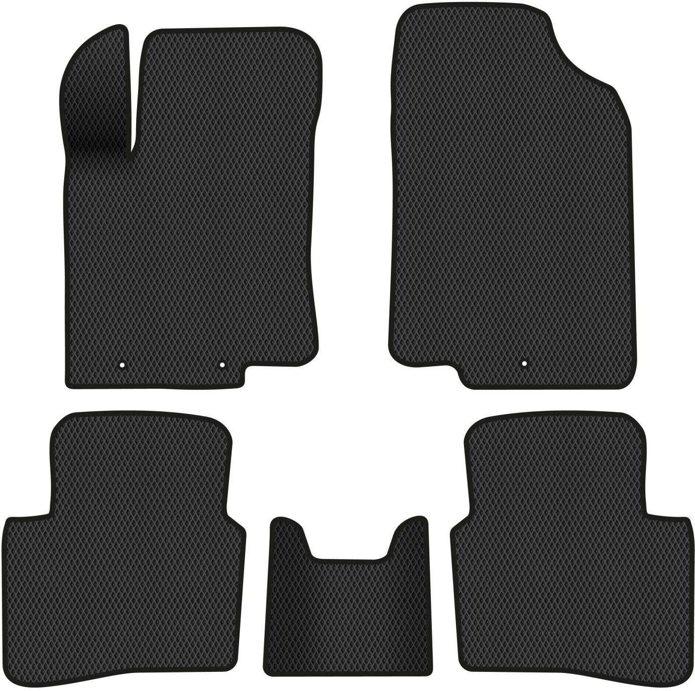 EVA коврики в салон авто EVAtech для Accent (RB) Hyundai 2010-2017 4 поколение Htb EU HY1472CV5LA2RBB