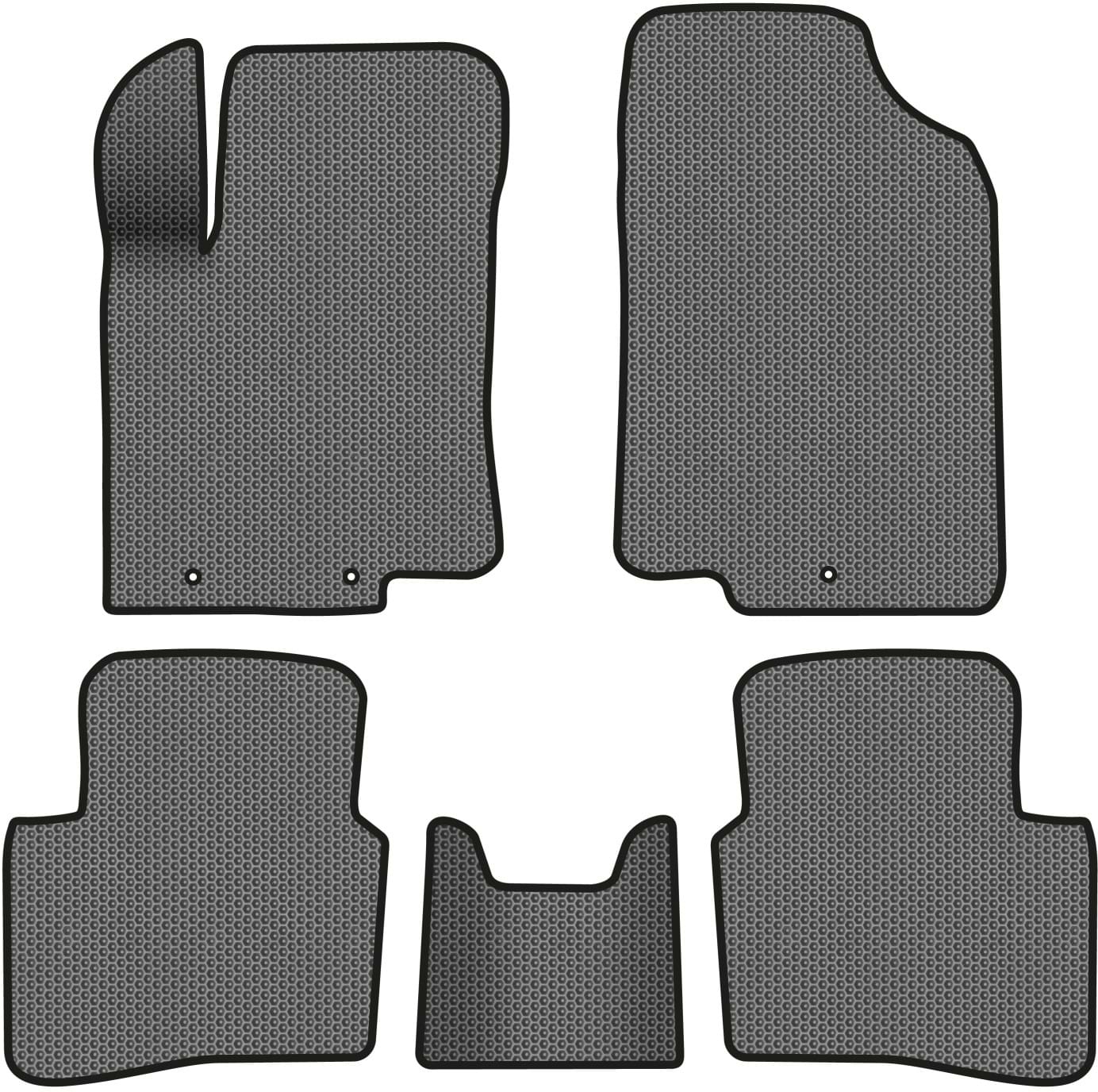 EVA коврики в салон авто EVAtech для Accent (RB) Hyundai 2010-2017 4 поколение Htb EU HY1472CV5LA3SGB