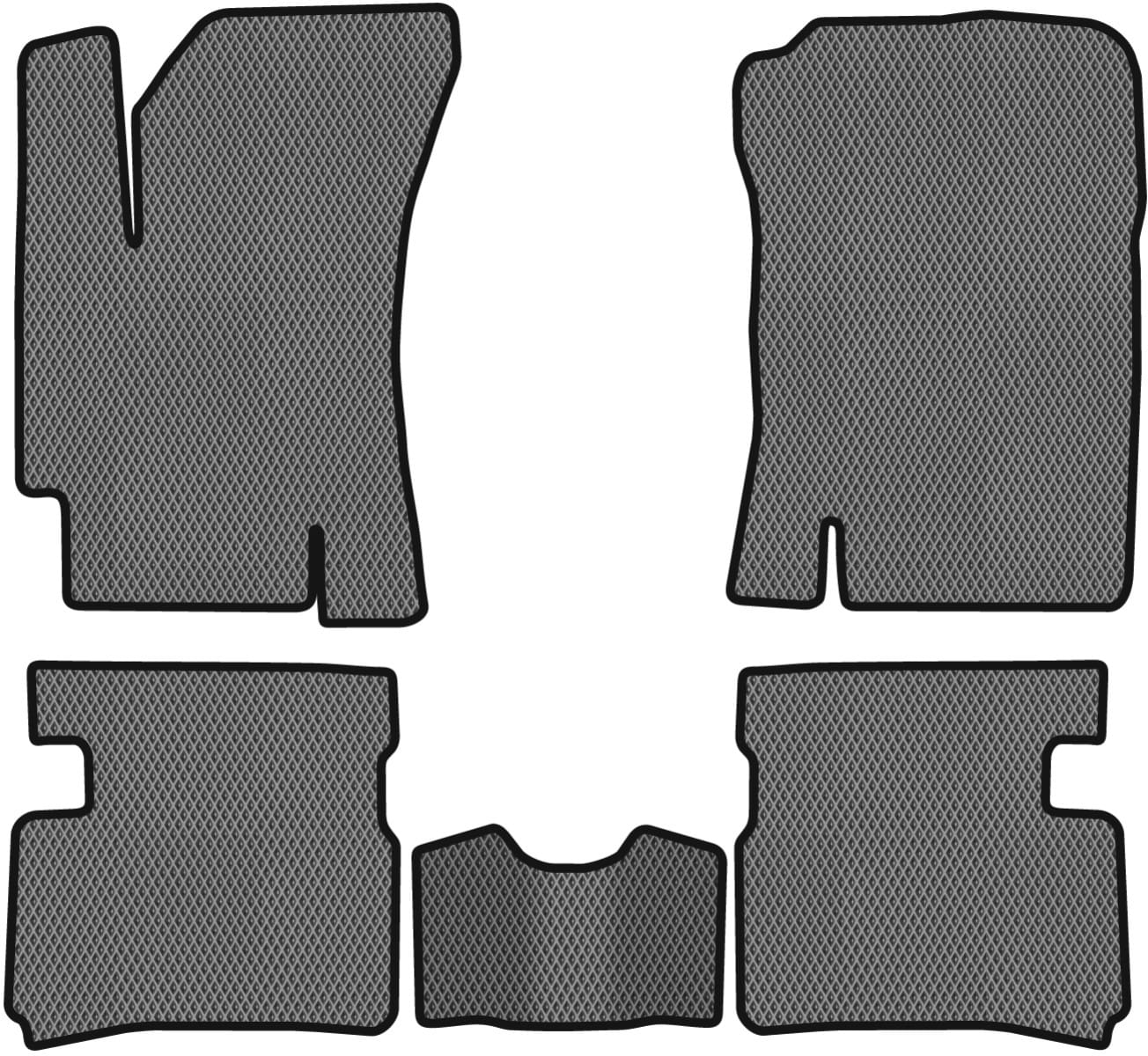 EVA коврики в салон авто EVAtech для Accent (MC) Hyundai 2006-2010 3 поколение Htb EU HY1476C5RGB