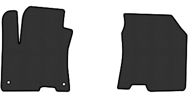 EVA килимки в салон авто передні EVAtech для Kona Electric Hyundai 2017-2023 1 покоління SUV EU HY1505AV2KH2RBB