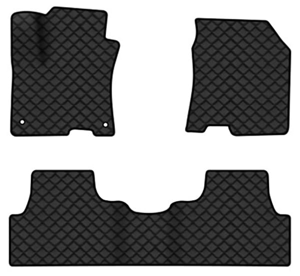 Килимки з екошкіри в салон авто EVAtech ECO для Kona Electric Hyundai 2017-2023 1 покоління SUV EU HY1505ZE3KH2BBLB