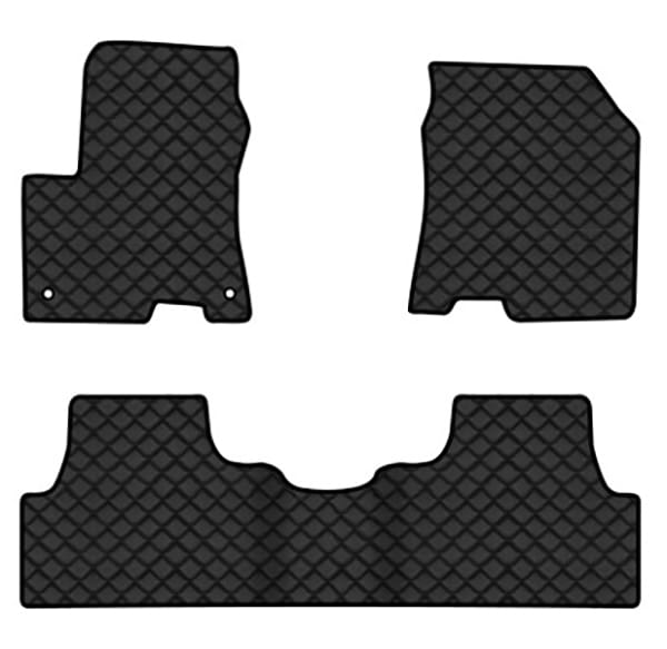 Килимки з екошкіри в салон авто EVAtech ECO для Kona Electric Hyundai 2017-2023 1 покоління SUV EU HY1505ZG3KH2BBLB